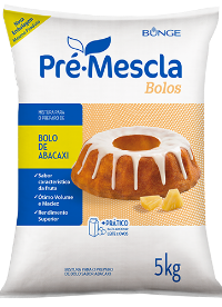 PRÉ MISTA PARA BOLO DE ABACAXI - 5KG - COD: 2201<br>