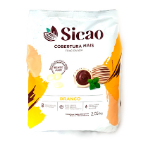 CHOCOLATE COBERTURA BRANCO FÁCIL DERRETIMENTO - 2KG - COD; 3680