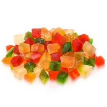 FRUTAS CRISTALIZADAS - 250G - COD: 1000<br><div>FRUTAS CRISTALIZADAS - 1KG - COD: 613<br></div><div>FRUTAS CRISTALIZADAS - 10KG - COD: 612<br></div><div><br></div>